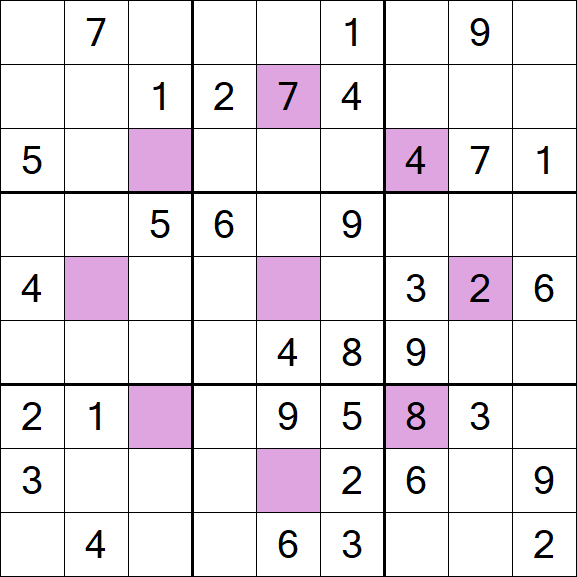 Asterisk Sudoku - Medio