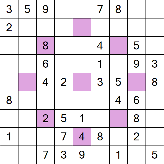 Asterisk Sudoku - Medio
