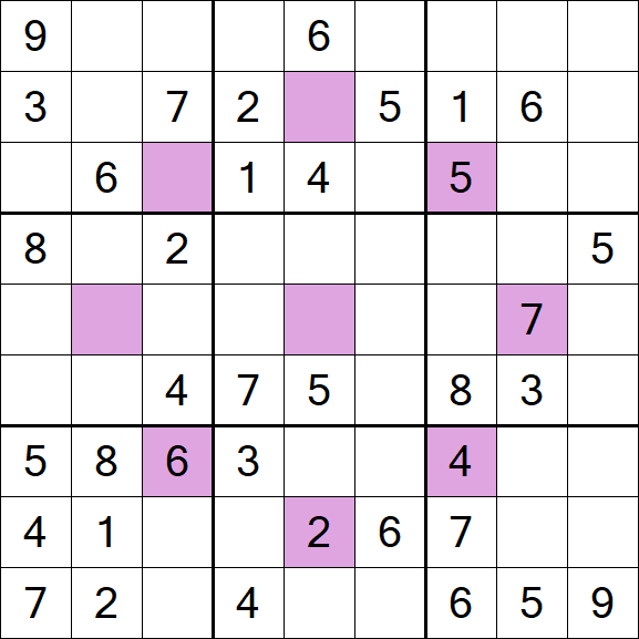 Asterisk Sudoku - Medio
