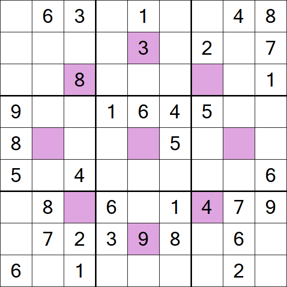 Asterisk Sudoku - Medio