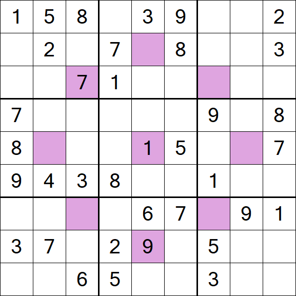 Asterisk Sudoku - Medium