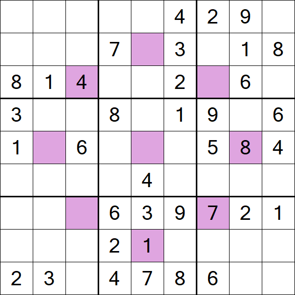Asterisk Sudoku - Medium