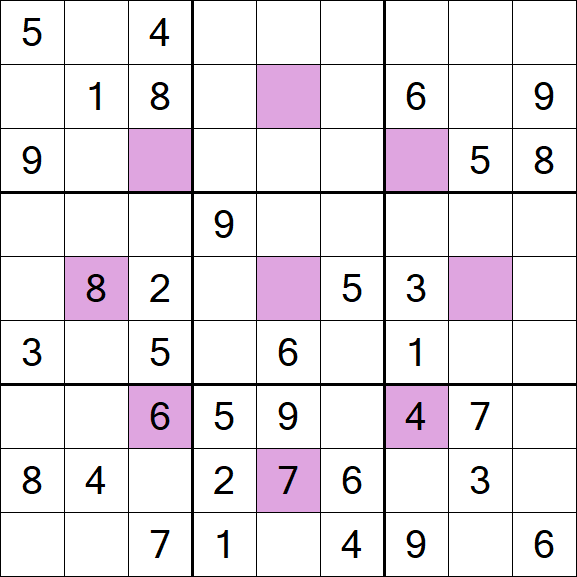 Asterisk Sudoku - Medium