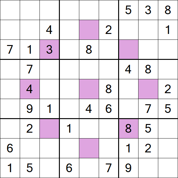 Asterisk Sudoku - Medium