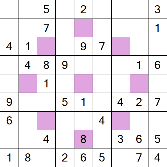 Asterisk Sudoku - Medium