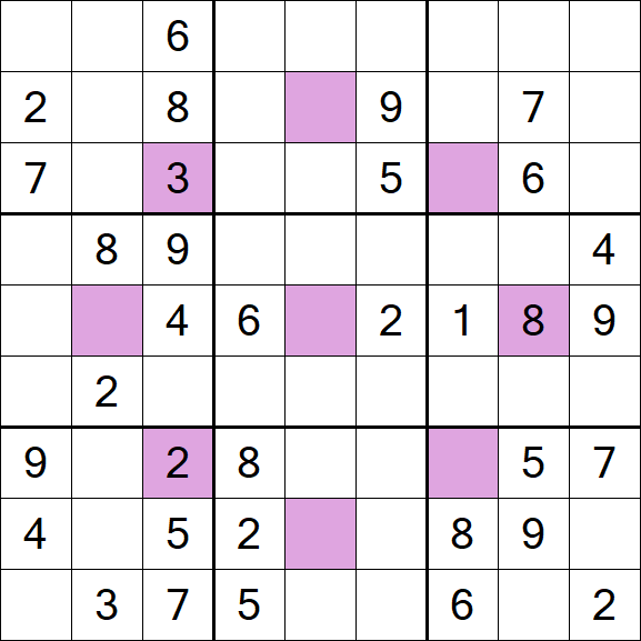 Asterisk Sudoku - Médio