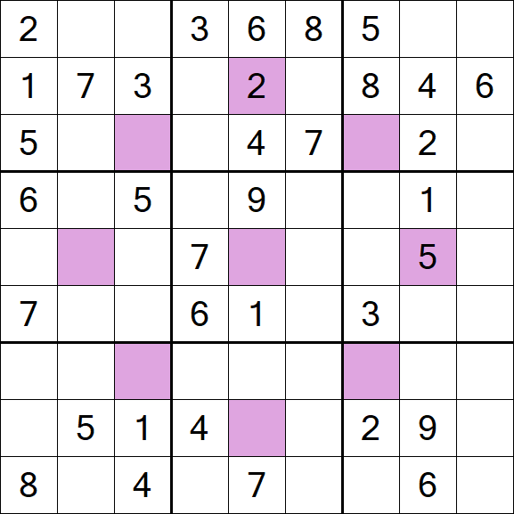 Asterisk Sudoku - Medium