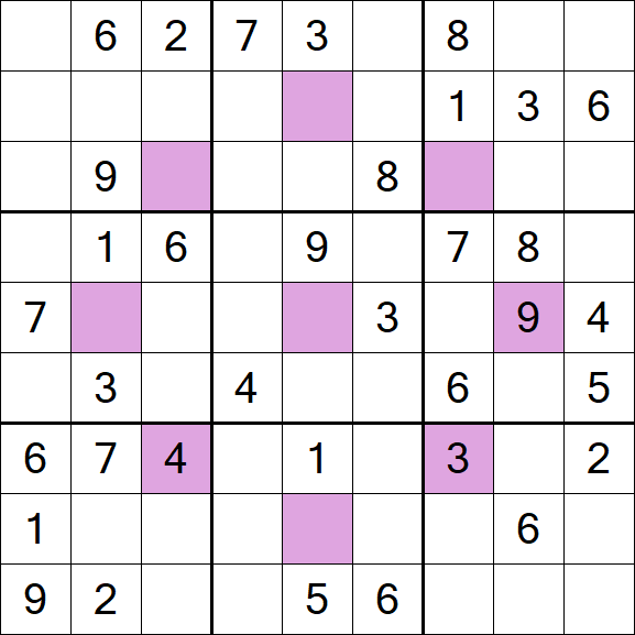 Asterisk Sudoku - Medium