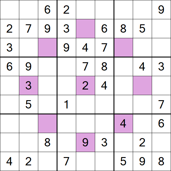 Asterisk Sudoku - Medium