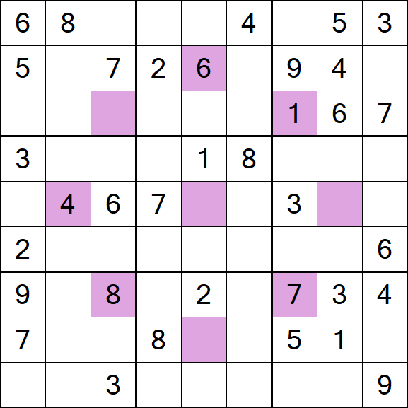 Asterisk Sudoku - Medium