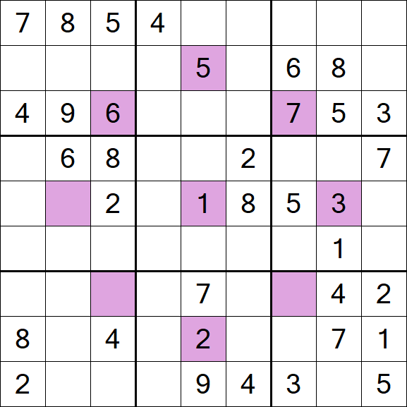 Asterisk Sudoku - Moyen