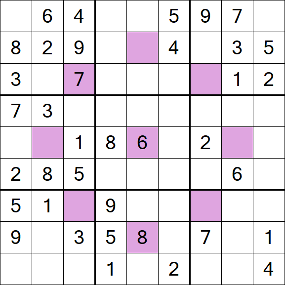 Asterisk Sudoku - Moyen