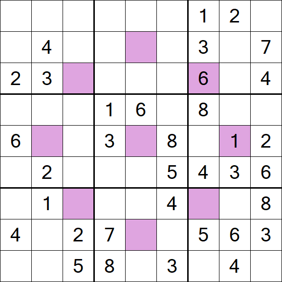 Asterisk Sudoku - Moyen
