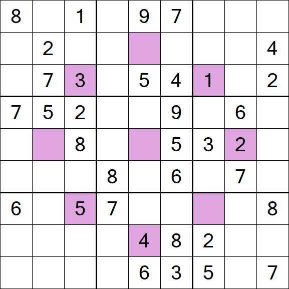 Asterisk Sudoku - Moyen