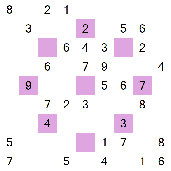 Asterisk Sudoku - Moyen