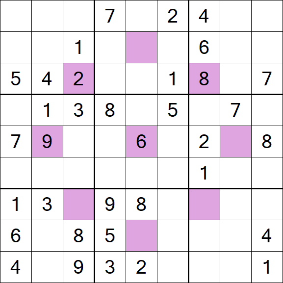 Asterisk Sudoku - Moyen
