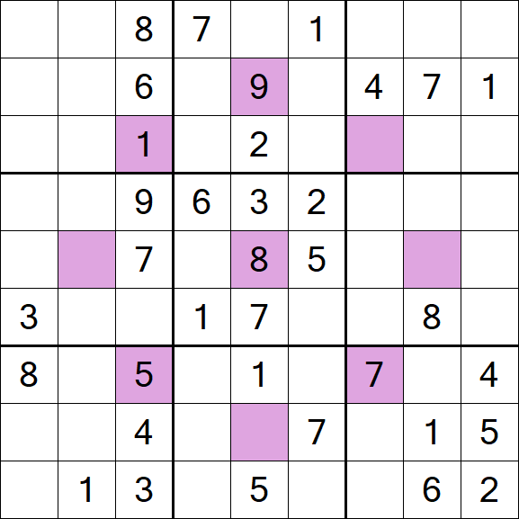 Asterisk Sudoku - Medio