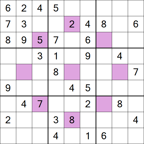 Asterisk Sudoku - Moyen