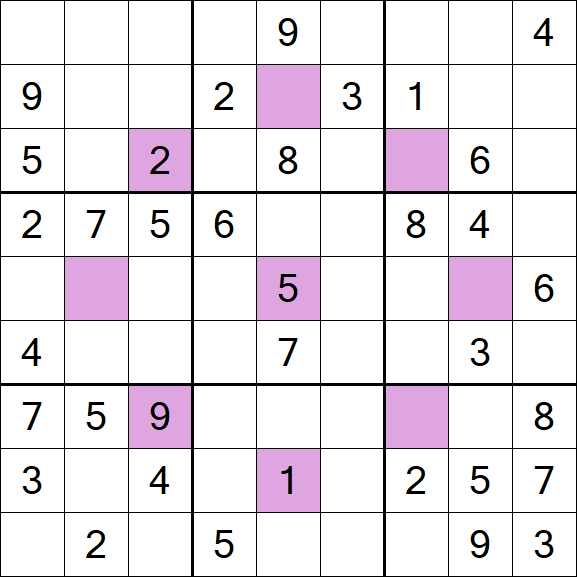 Asterisk Sudoku - Moyen
