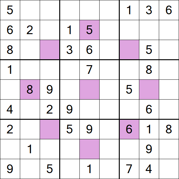 Asterisk Sudoku - Moyen
