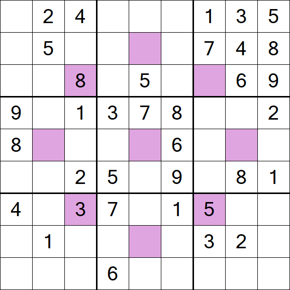 Asterisk Sudoku - Medium