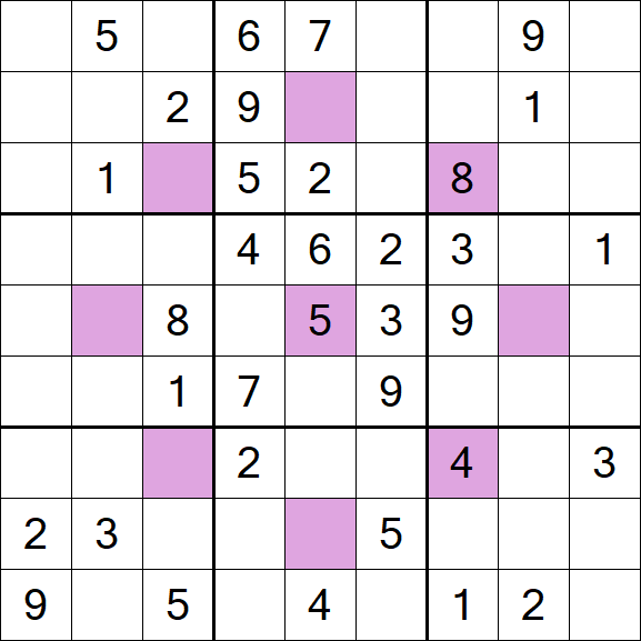 Asterisk Sudoku - Moyen