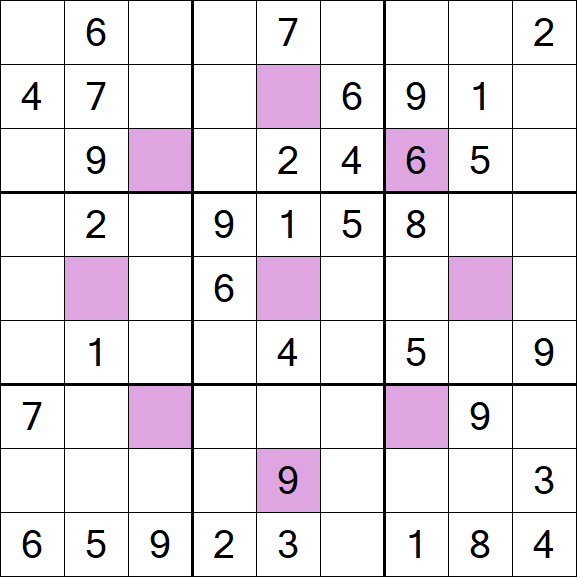 Asterisk Sudoku - Moyen