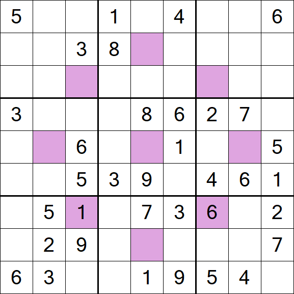 Asterisk Sudoku - Moyen