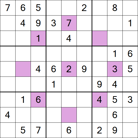 Asterisk Sudoku - Moyen