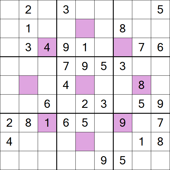 Asterisk Sudoku - Moyen