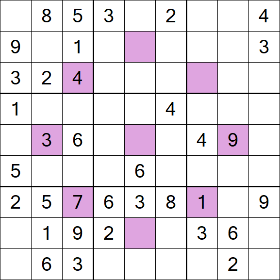 Asterisk Sudoku - Medium