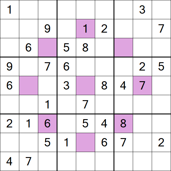 Asterisk Sudoku - Medium