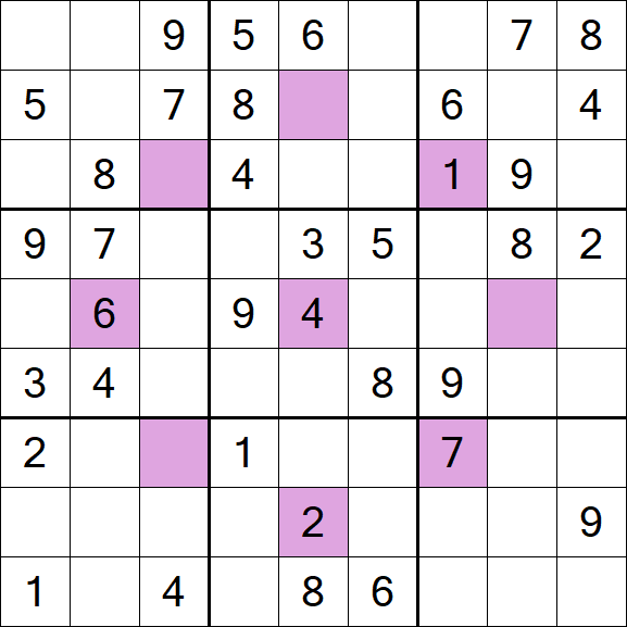 Asterisk Sudoku - Medium