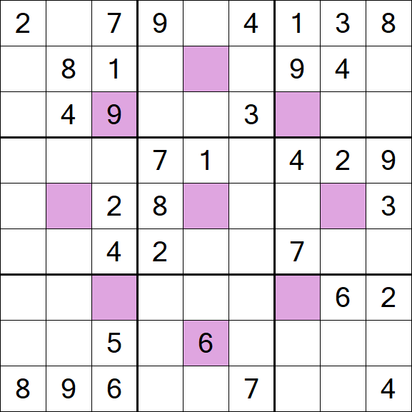 Asterisk Sudoku - Medium