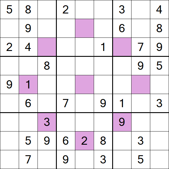 Asterisk Sudoku - Medium