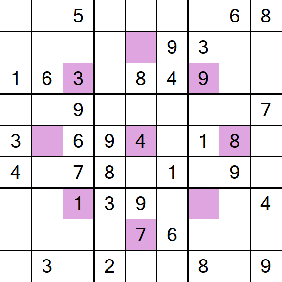 Asterisk Sudoku - Medium
