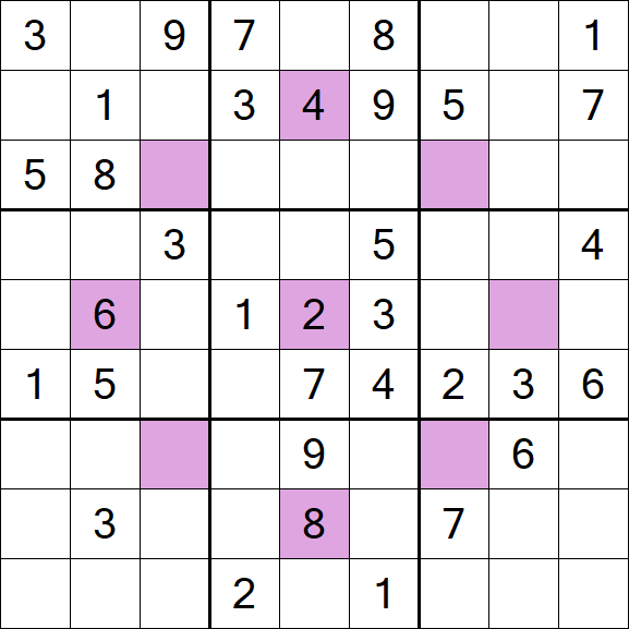 Asterisk Sudoku - Medium