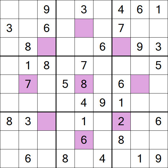 Asterisk Sudoku - Medium