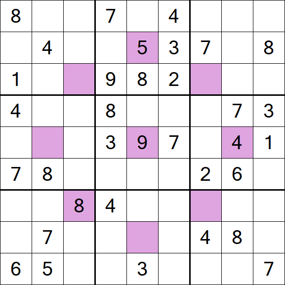 Asterisk Sudoku - Medio