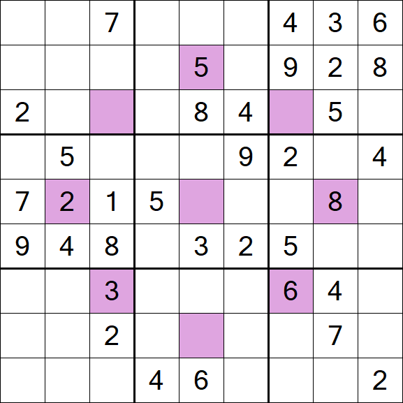 Asterisk Sudoku - Medio