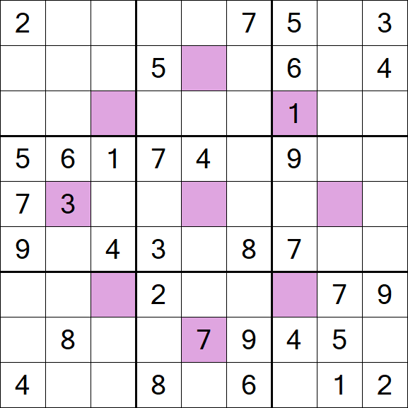 Asterisk Sudoku - Medio