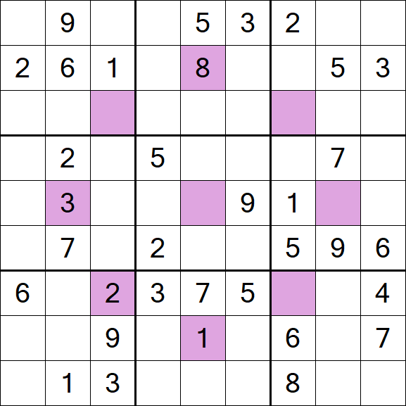 Asterisk Sudoku - Medio