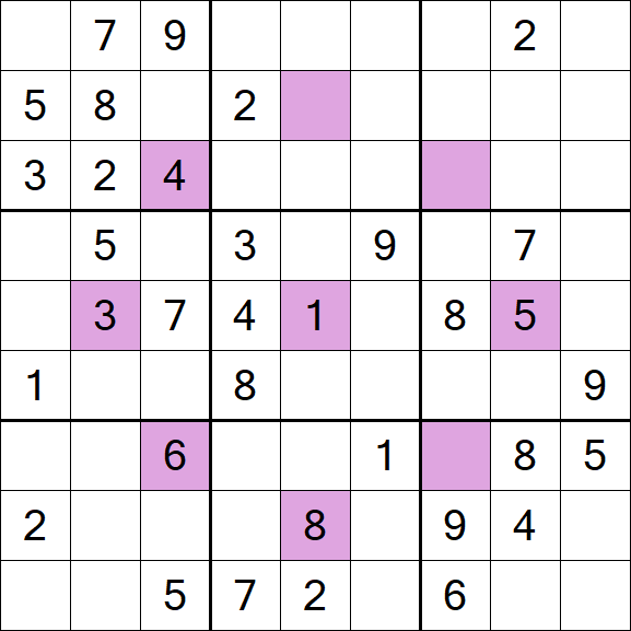 Asterisk Sudoku - Mittel