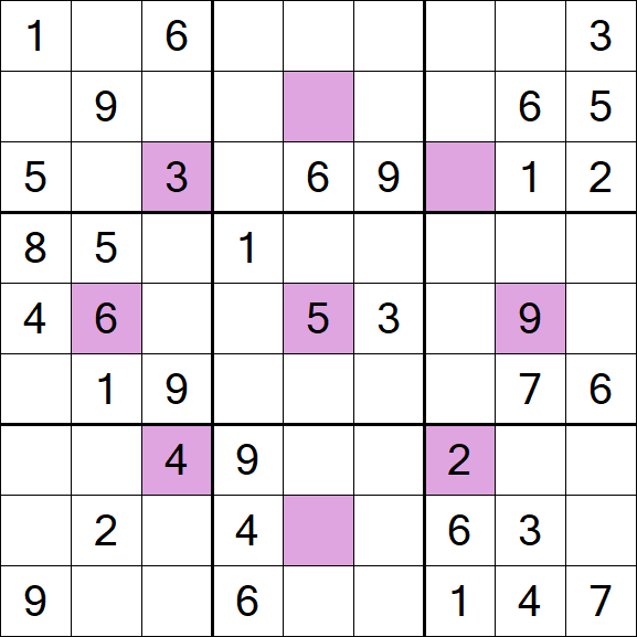Asterisk Sudoku - Mittel