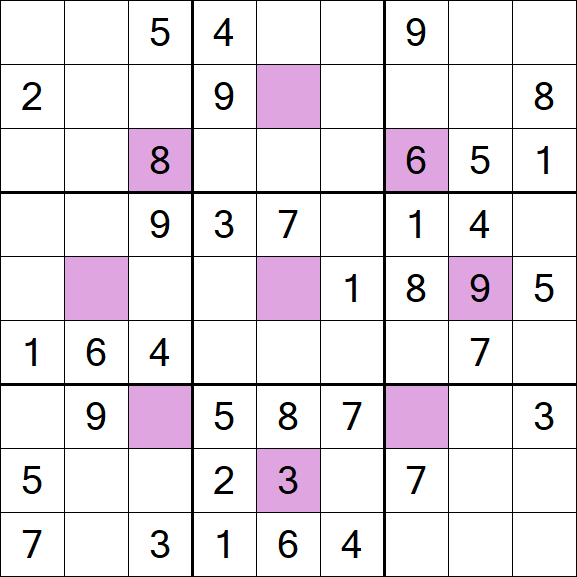 Asterisk Sudoku - Medio
