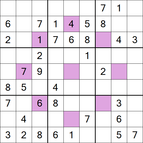 Asterisk Sudoku - Medio