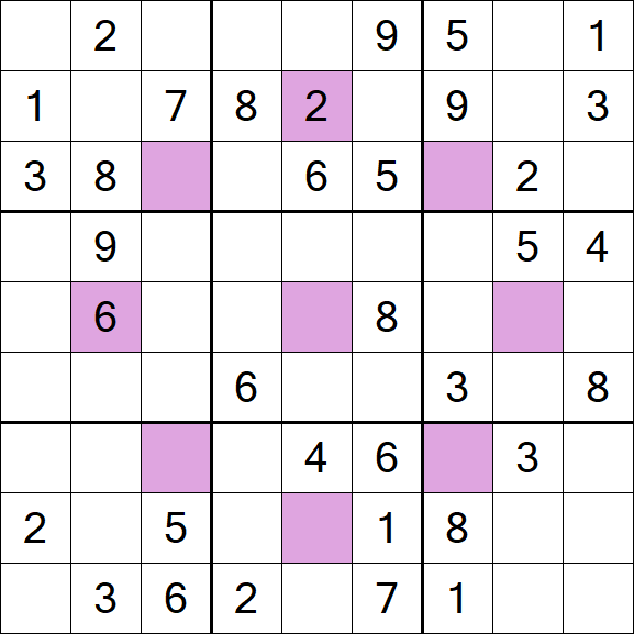 Asterisk Sudoku - Medio