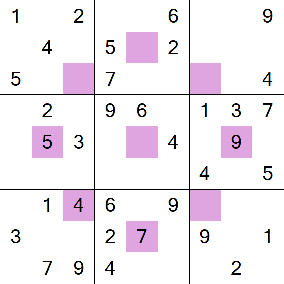 Asterisk Sudoku - Mittel