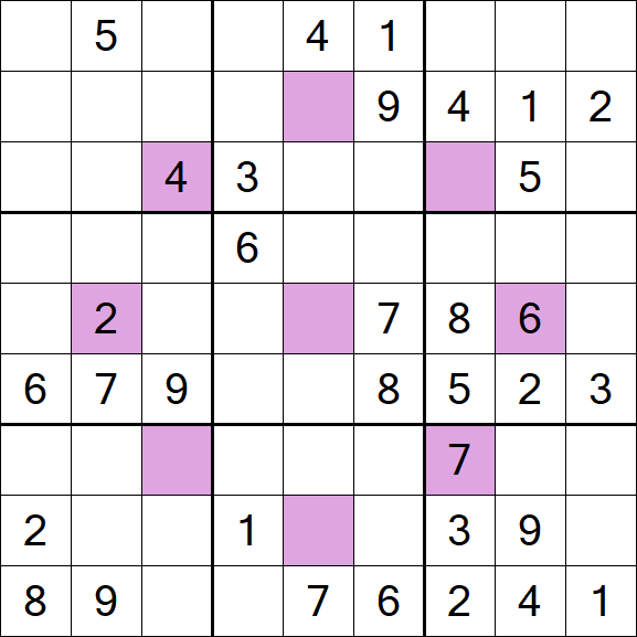 Asterisk Sudoku - Medio