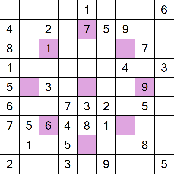 Asterisk Sudoku - Medio